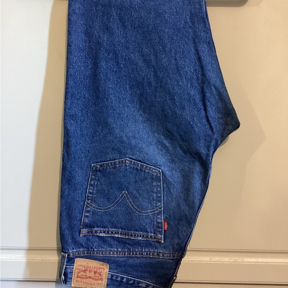 Levi's Blue Straight-Leg Denim Jeans